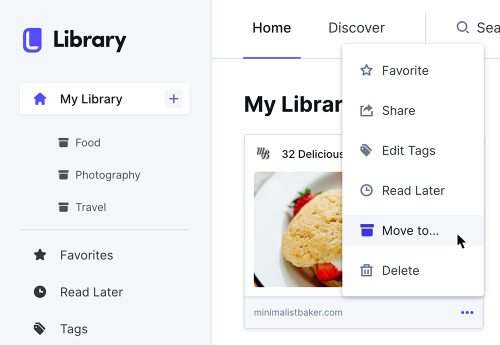 Sort your Library items into Collections